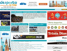 Tablet Screenshot of desportonalinha.com